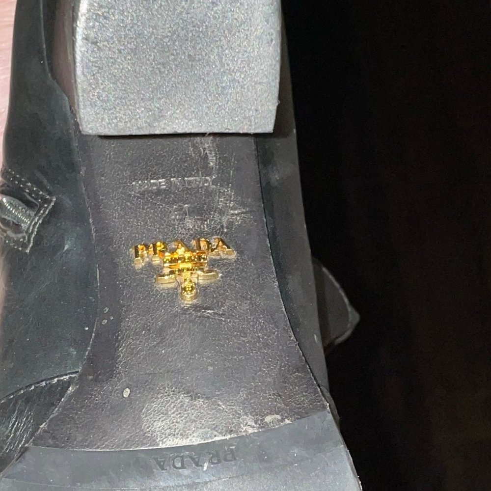 Prada Over the Knee Leather Boots - Picture 3 of 15